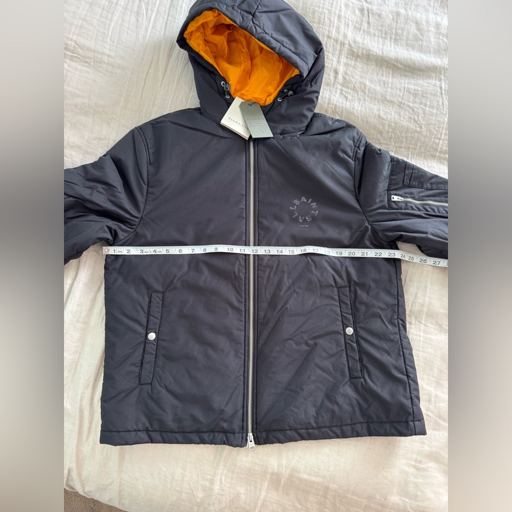 ALLSAINTS TIERRA Jacket Men Hoodie ROCKPILE LOGO SOLD OUT MSRP $419 NWT - Picture 3 of 8